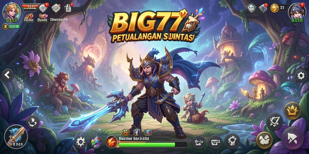 Tampilan gameplay khas BIG77 di dunia petualangan yang menakjubkan.