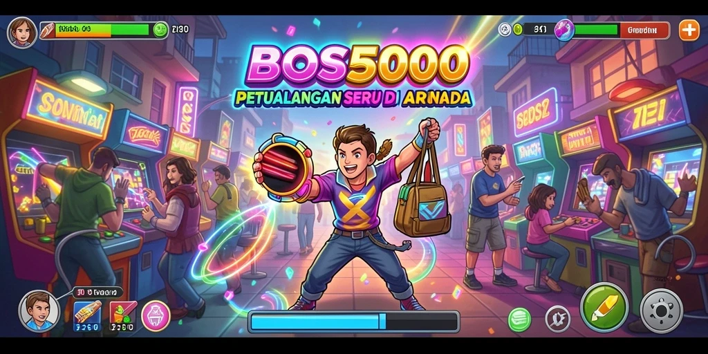 Tampilan gameplay BOS5000 yang penuh aksi dan tantangan menarik.