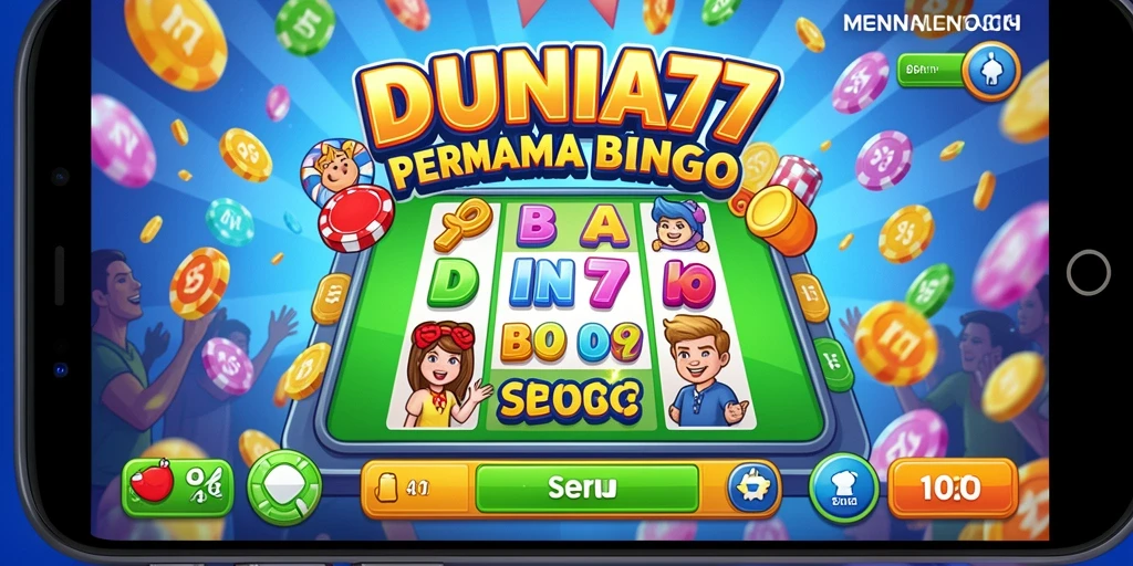 Gameplay seru Bingo di DUNIA77 yang menampilkan interaksi pemain.