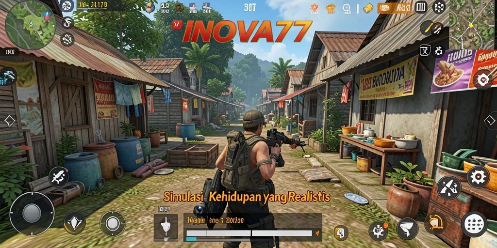 Menampilkan gameplay mendalam dengan interaksi karakter yang realistis.