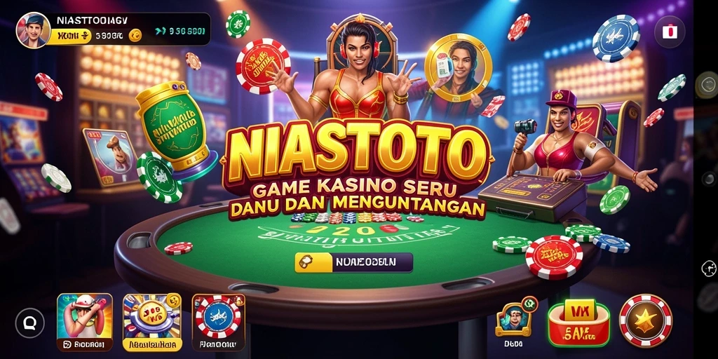Screenshot gameplay NIASTOTO menampilkan pengalaman kasino yang seru.