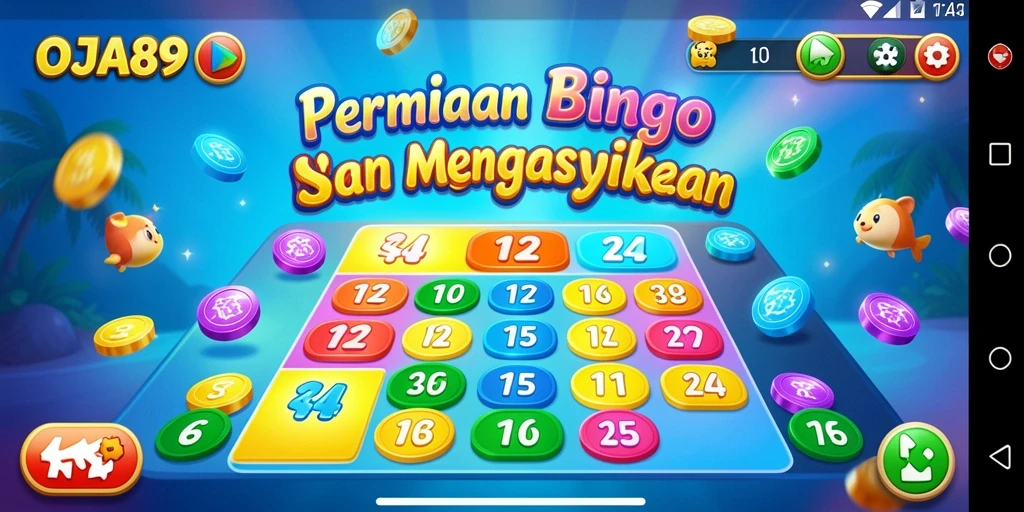 Screenshot gameplay OJA89 yang menunjukkan keseruan Bingo.