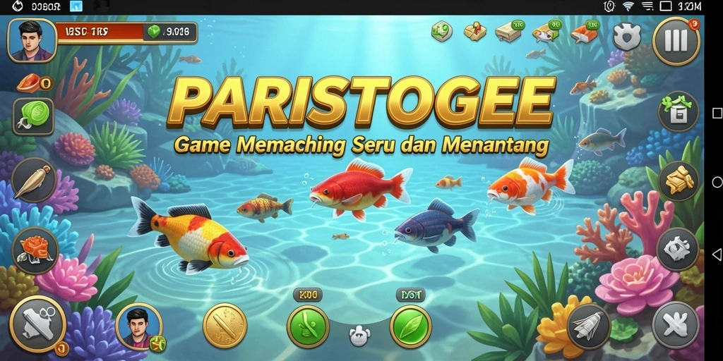 Tangkapan ikan yang memukau dalam gameplay PARISTOGEL.