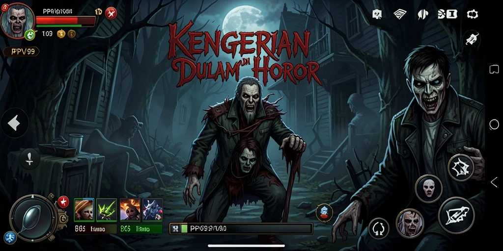 Gameplay menegangkan dengan suasana kegelapan yang mencekam.