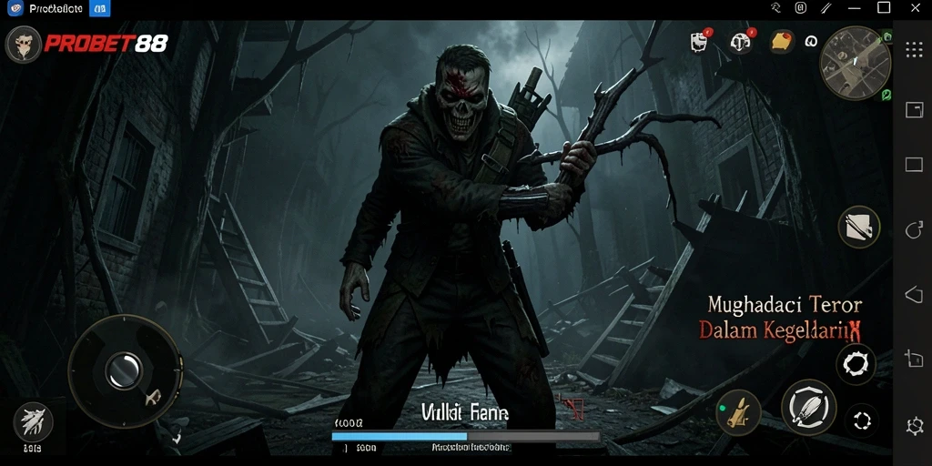 Screenshot utama PROBET88 menunjukkan momen menakutkan saat gameplay berlangsung.