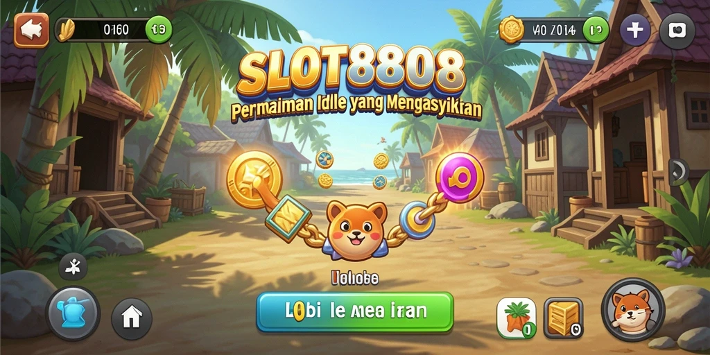 Menggambarkan gameplay Idle yang menarik dan santai.