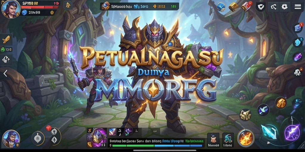 Screenshot gameplay SPIN88 menunjukkan aksi seru dalam dunia MMORPG.