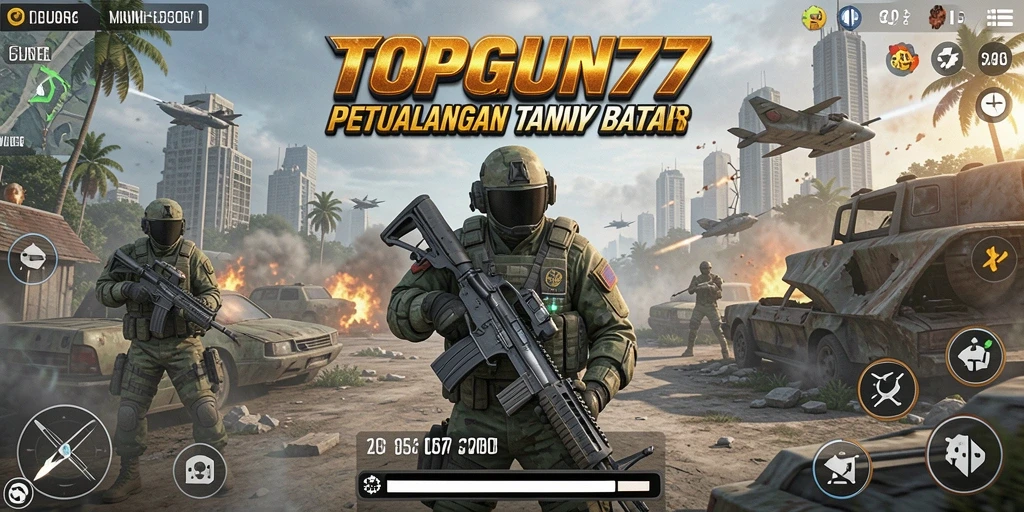 Gameplay seru dan petualangan di TOPGUN77.